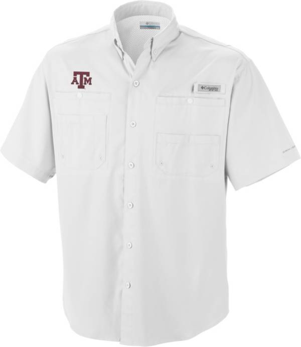 Columbia Men's Texas A&M Aggies White Tamiami Performance Shirt