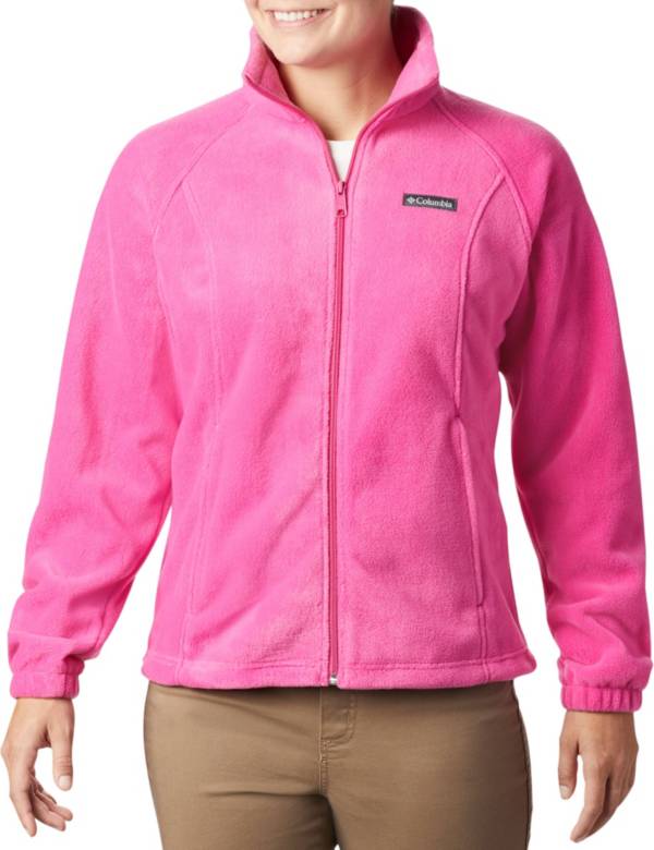 Columbia Women's Tested Tough In Pink Benton Springs Full Zip Jacket