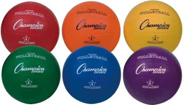 Champion Official Size Recreational Rubber Volleyball Set