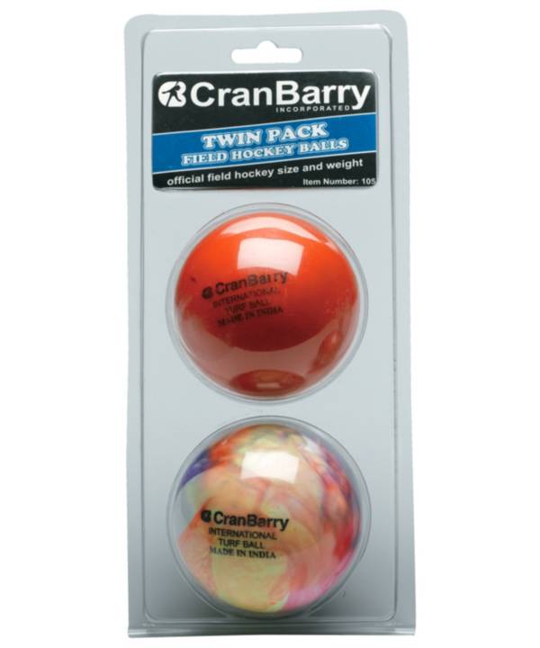 CranBarry Supersmooth Turf Field Hockey Practice Balls - 2 Pack