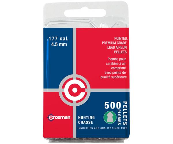 Crosman .177 Caliber Hunting Pellets - 500 Count