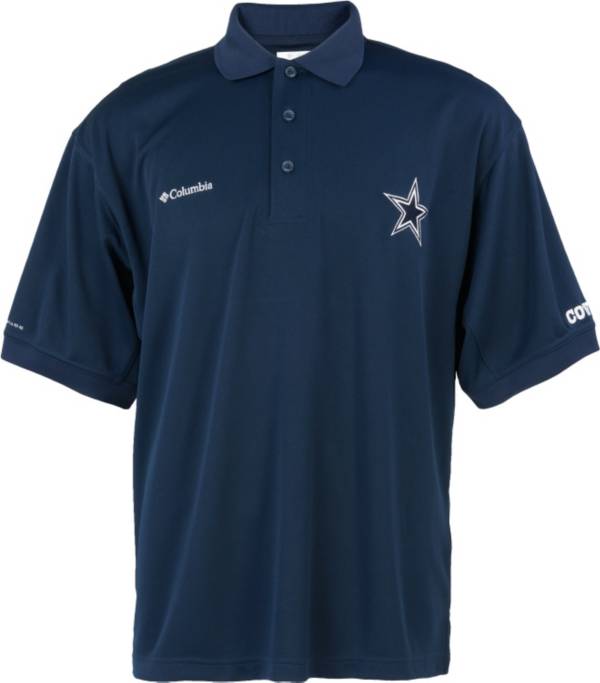 Dallas Cowboys Merchandising Men's Perfect Cast Navy Polo Shirt