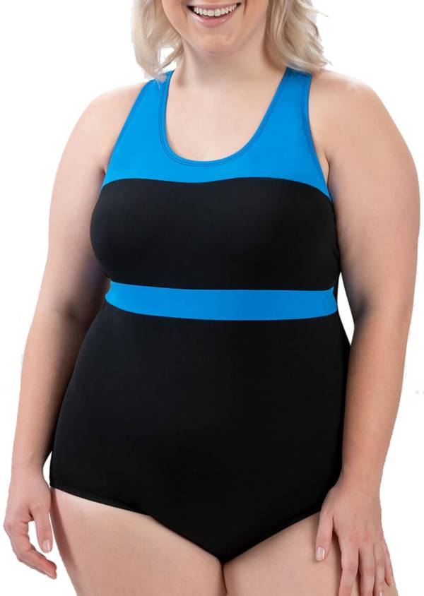 Dolfin Women's Conservative Color-Block Swimsuit