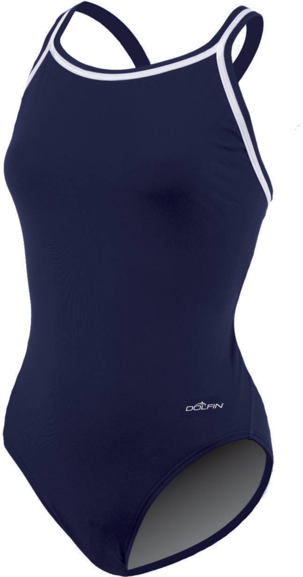 Dolfin Women's Solid DBX Back Swimsuit