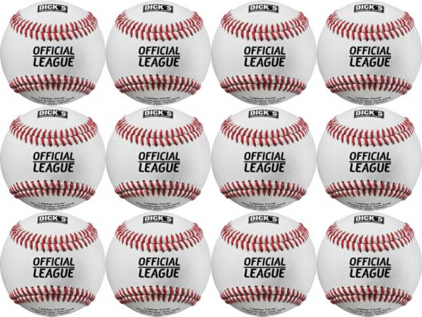 DICK'S Sporting Goods Leather Baseballs - 12 Pack