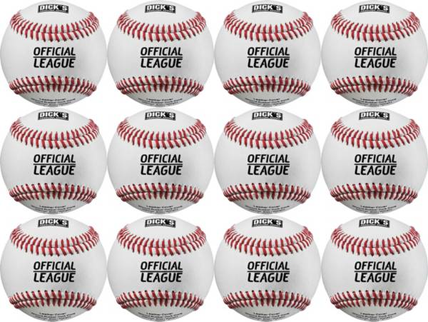 DICK'S Sporting Goods Leather Baseballs - 12 Pack