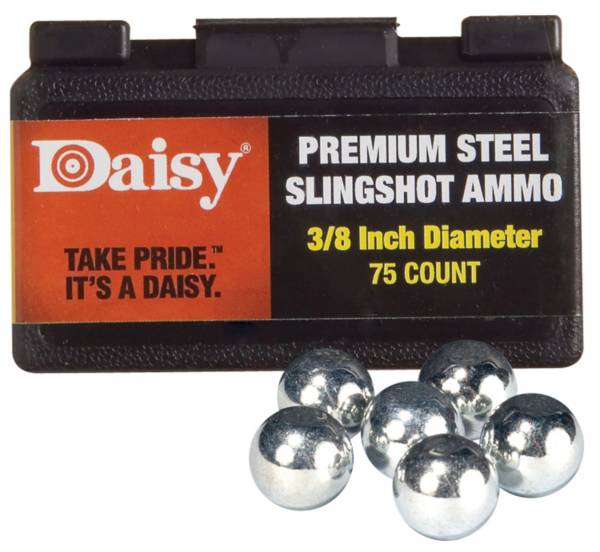 Daisy Premium 3/8'' Steel Slingshot Ammo - 75 Count