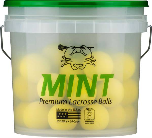 East Coast Dyes Mint Lacrosse Balls – 36 Ball Bucket