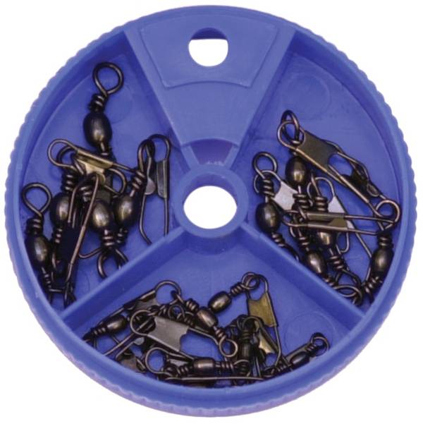 Eagle Claw Black Snap Swivel Assortment