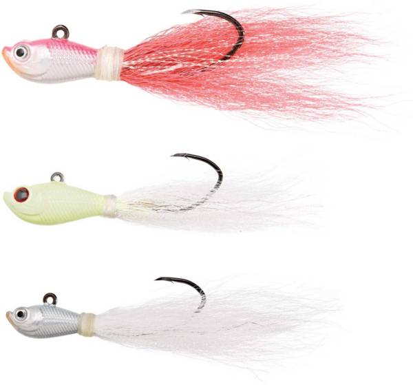 Eagle Claw Trokar Pro-V Bend Bucktail Saltwater Jig Assortment Pack