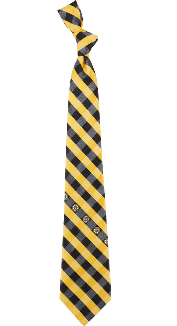 Eagles Wings Boston Bruins Check Necktie product image