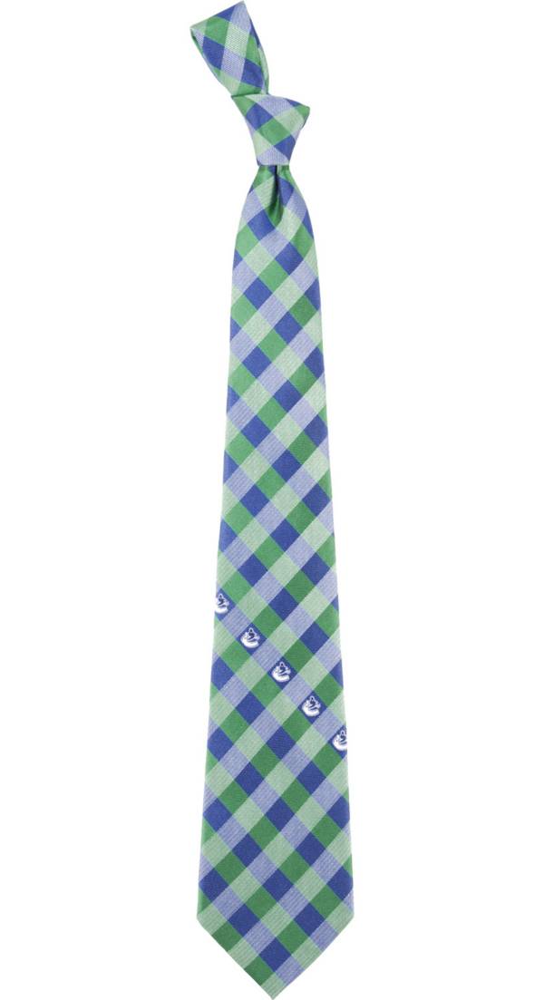 Eagles Wings Vancouver Canucks Check Necktie