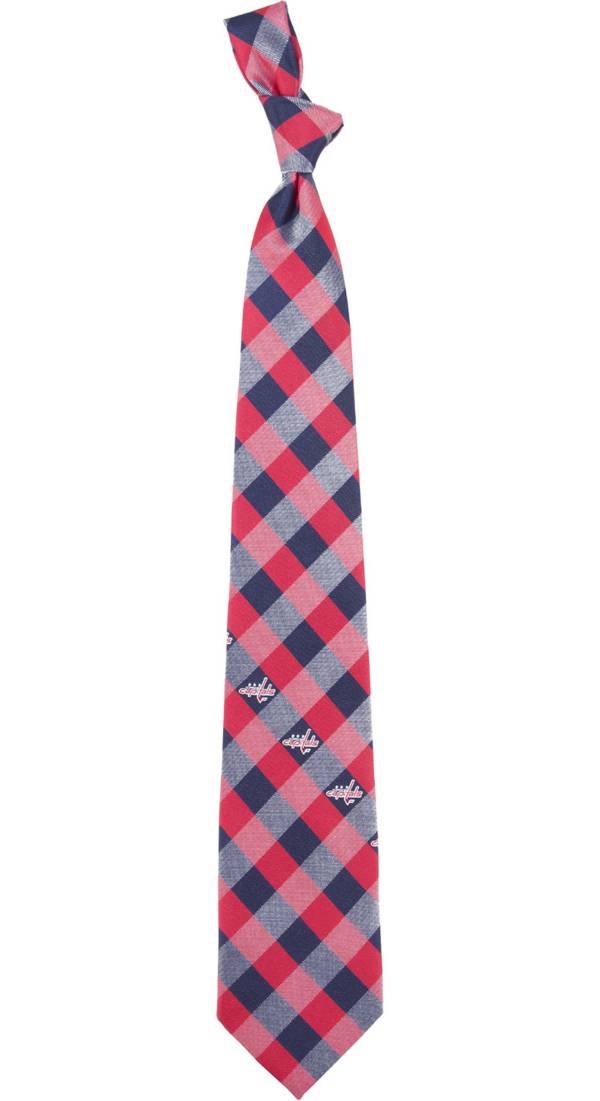 Eagles Wings Washington Capitals Check Necktie product image
