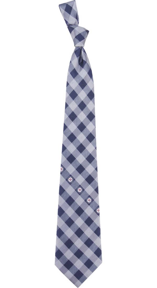 Eagles Wings Winnipeg Jets Check Necktie product image