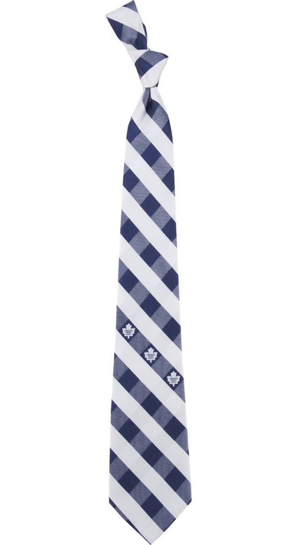 Eagles Wings Toronto Maple Leafs Check Necktie