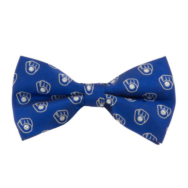 Eagles Wings Milwaukee Brewers Repeating Logos Bow Tie