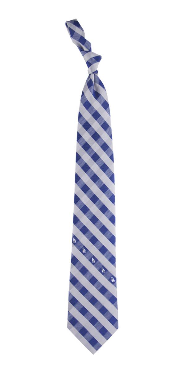 Eagles Wings Los Angeles Dodgers Checkered Necktie