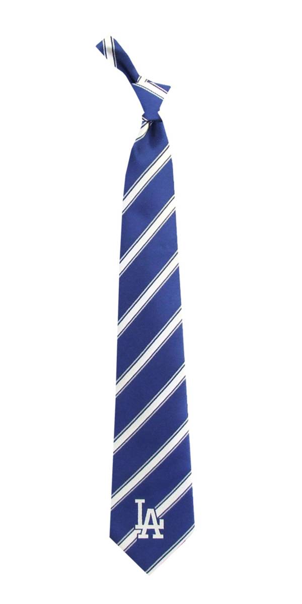 Eagles Wings Los Angeles Dodgers Striped Polyester Necktie