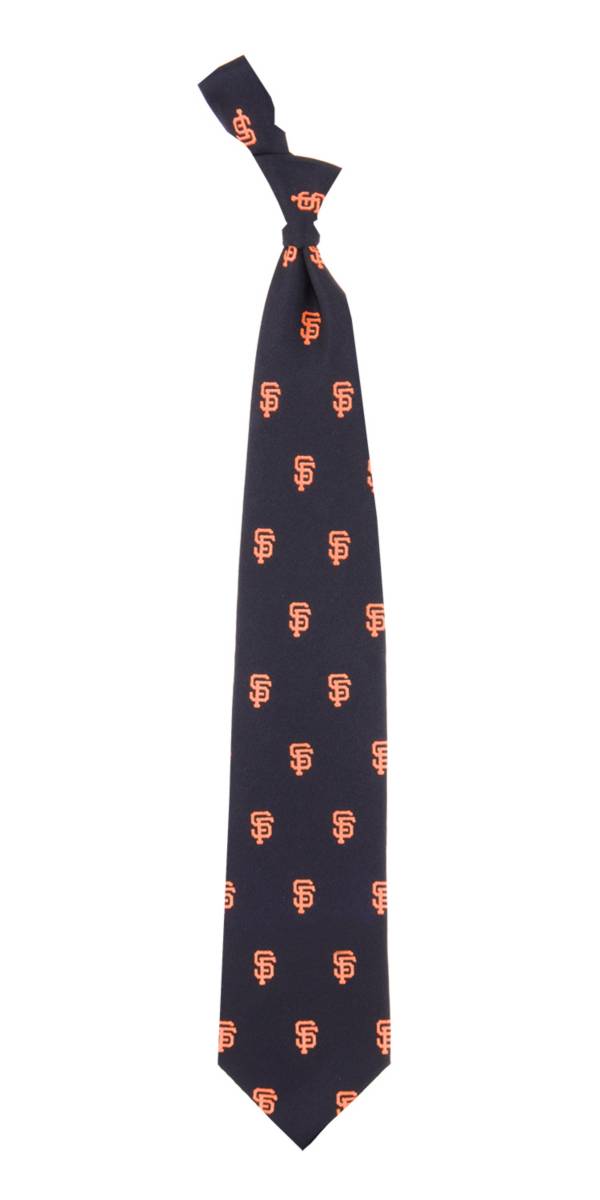 Eagles Wings San Francisco Giants Print Silk Necktie