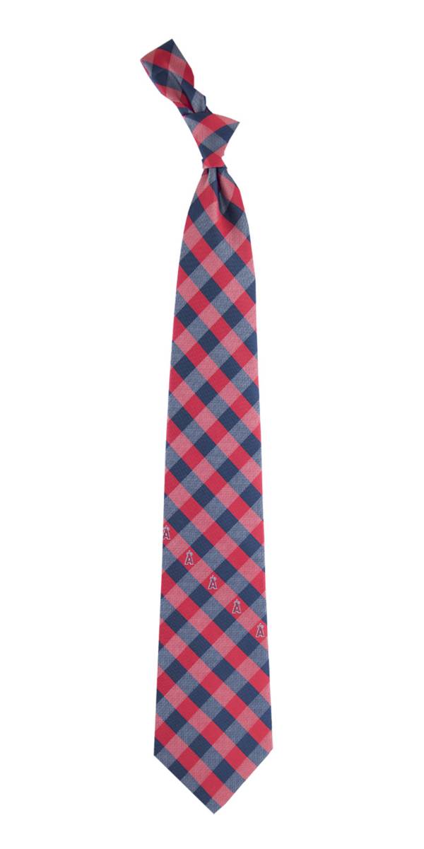 Eagles Wings Los Angeles Angels Checkered Necktie