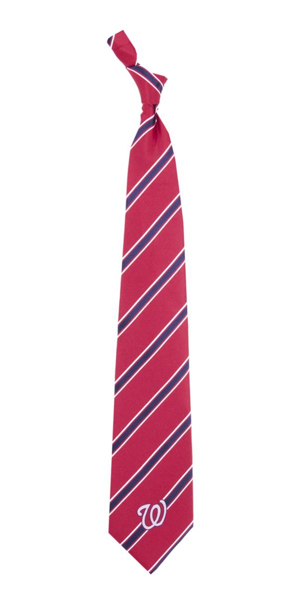 Eagles Wings Washington Nationals Striped Polyester Necktie product image