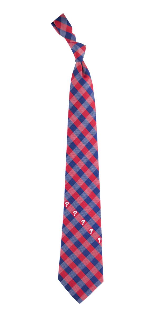 Eagles Wings Philadelphia Phillies Checkered Necktie