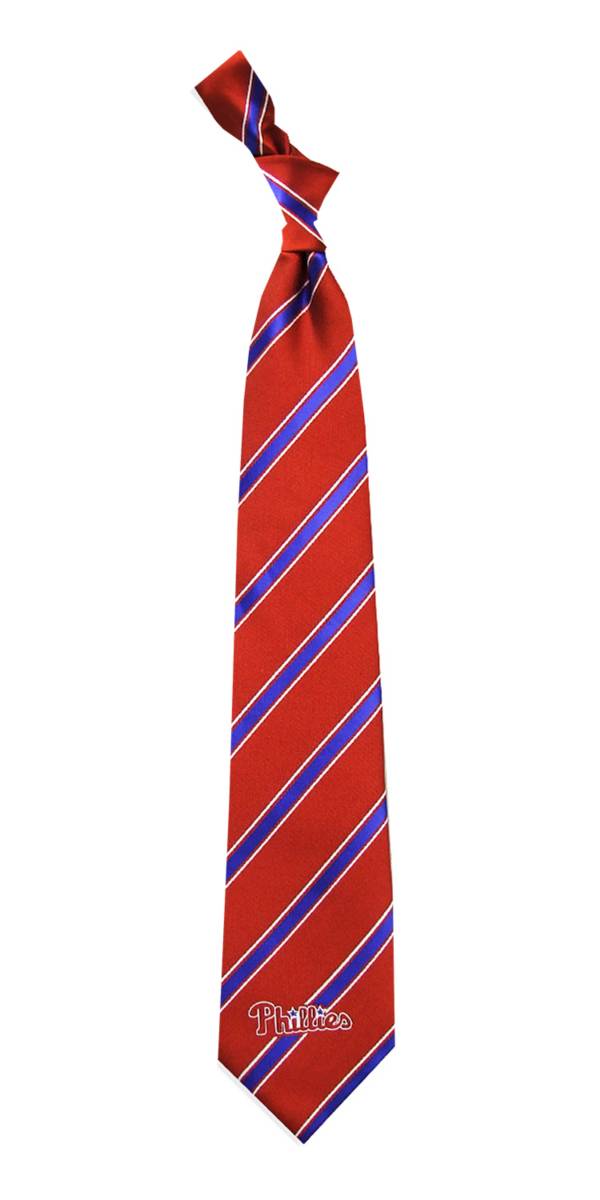 Eagles Wings Philadelphia Phillies Striped Polyester Necktie