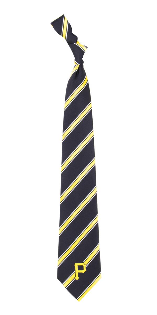 Eagles Wings Pittsburgh Pirates Striped Polyester Necktie