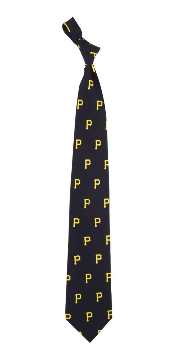 Eagles Wings Pittsburgh Pirates Print Silk Necktie