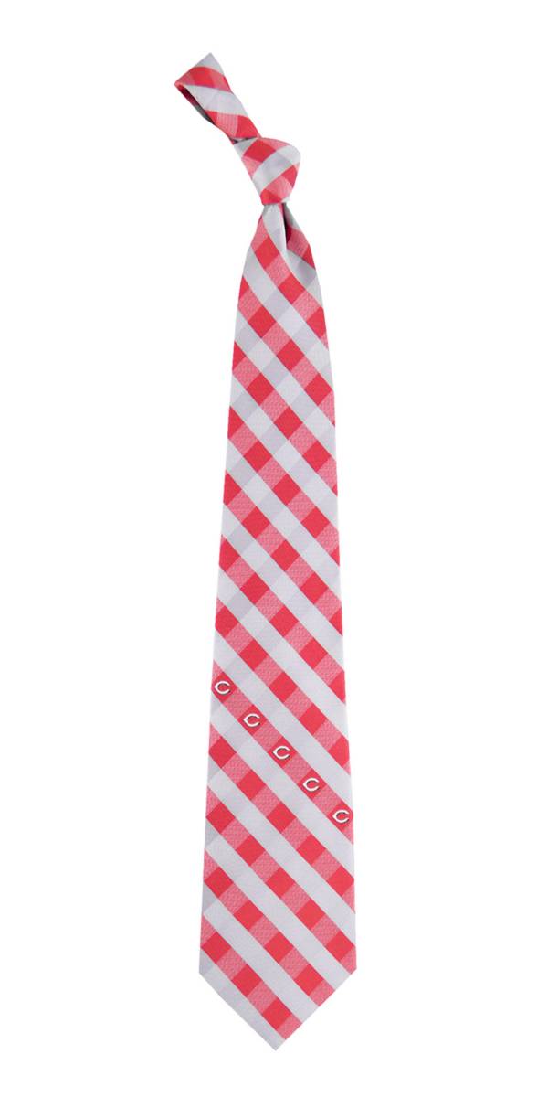 Eagles Wings Cincinnati Reds Checkered Necktie product image