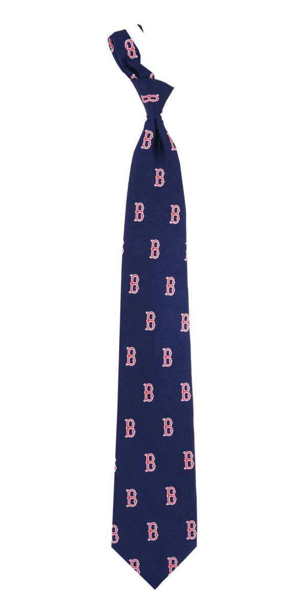 Eagles Wings Boston Red Sox Print Silk Necktie