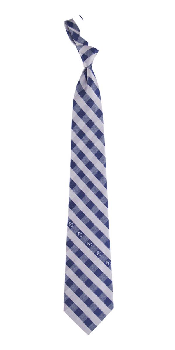 Eagles Wings Kansas City Royals Checkered Necktie