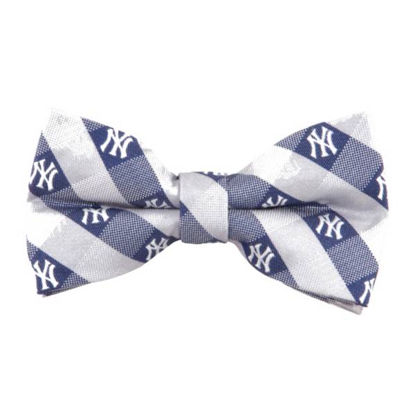 Eagles Wings New York Yankees Checkered Bow Tie