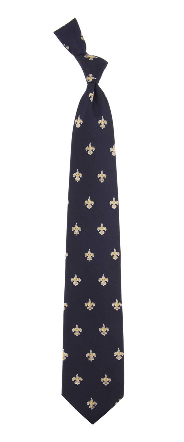 Eagles Wings New Orleans Saints Print Silk Necktie