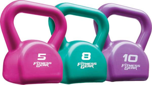 Fitness Gear 23 lbs. PVC Kettlebell Set product image
