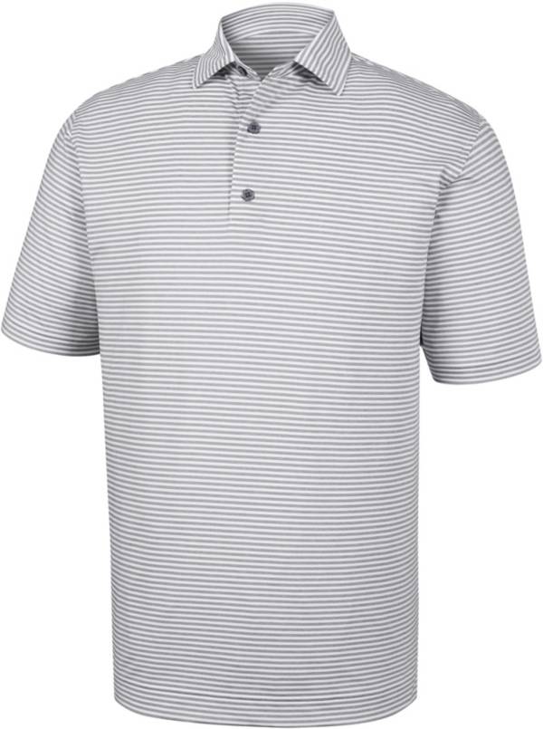 FootJoy Men's ProDry Performance Lisle Feeder Stripe Self Collar Golf Polo