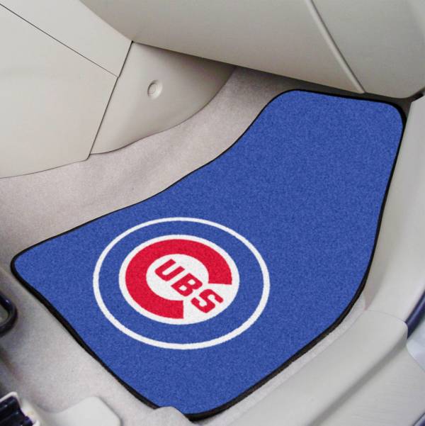 FANMATS Chicago Cubs Printed Car Mats 2-Pack