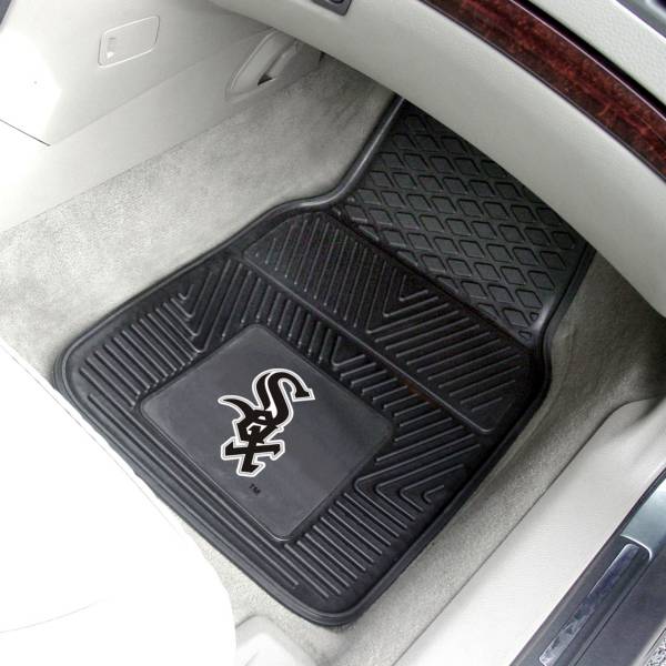 FANMATS Chicago White Sox Heavy Duty Vinyl Car Mats 2-Pack