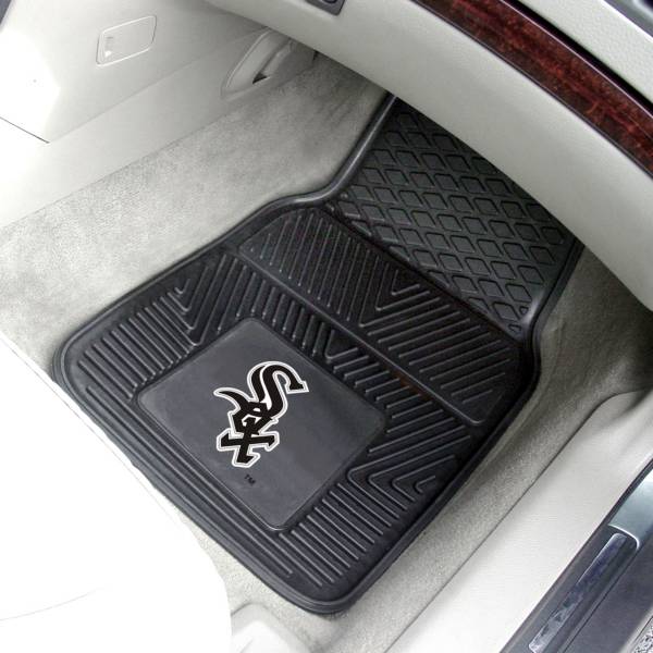 FANMATS Chicago White Sox Heavy Duty Vinyl Car Mats 2-Pack product image