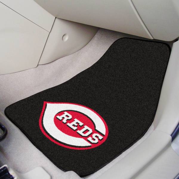 Cincinnati Reds Printed Car Mats 2-Pack