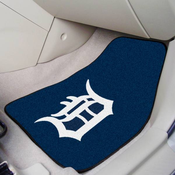 FANMATS Detroit Tigers Printed Car Mats 2-Pack