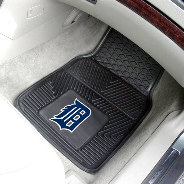 FANMATS Detroit Tigers Heavy Duty Vinyl Car Mats 2-Pack