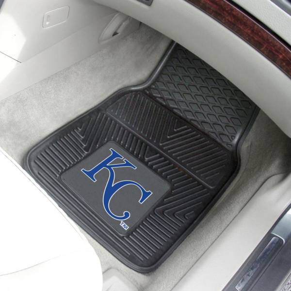 FANMATS Kansas City Royals Heavy Duty Vinyl Car Mats 2-Pack