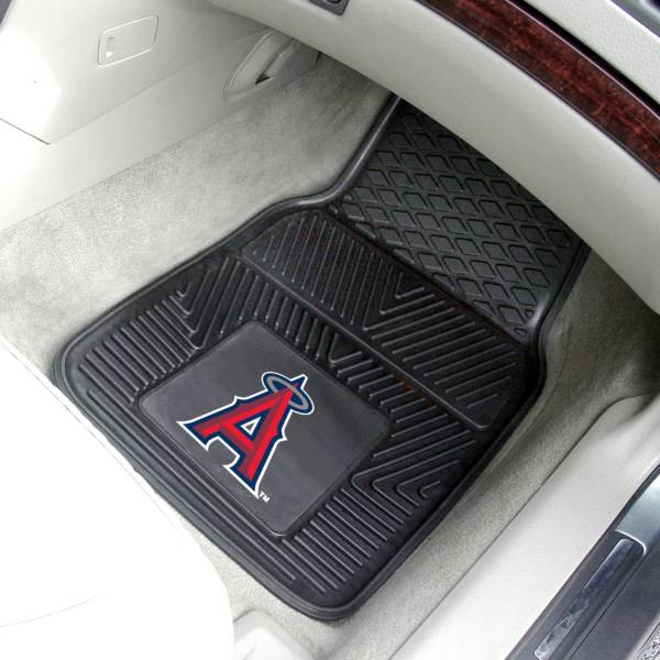 Los Angeles Angels Heavy Duty Vinyl Car Mats 2-Pack