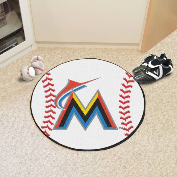 FANMATS Miami Marlins Baseball Mat