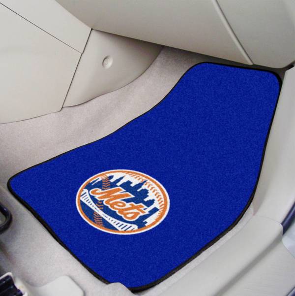 New York Mets Printed Car Mats 2-Pack