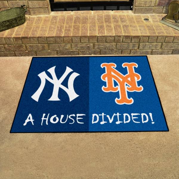 FANMATS New York Yankees-New York Mets House Divided Mat product image