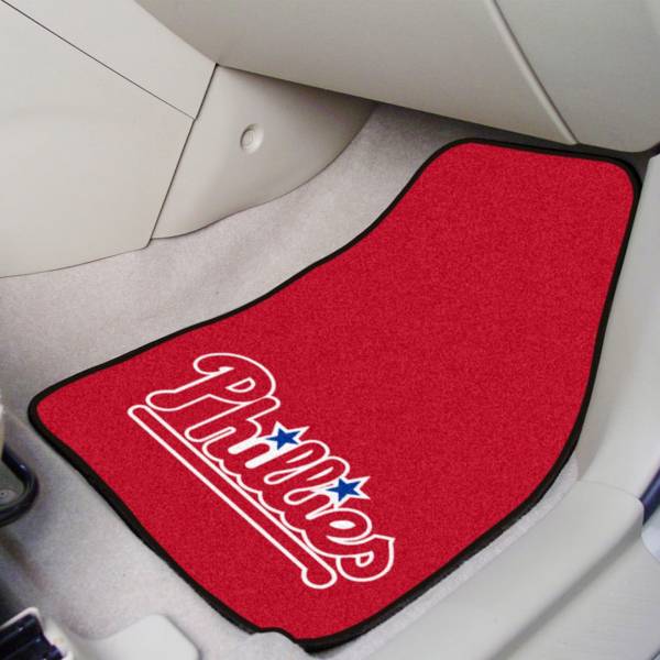 Philadelphia Phillies Printed Car Mats 2-Pack