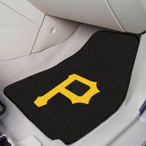 FANMATS Pittsburgh Pirates Printed Car Mats 2-Pack