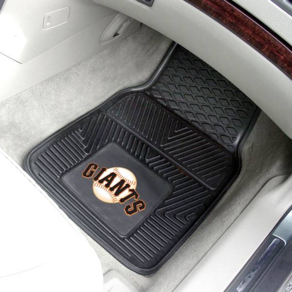 FANMATS San Francisco Giants Heavy Duty Vinyl Car Mats 2-Pack